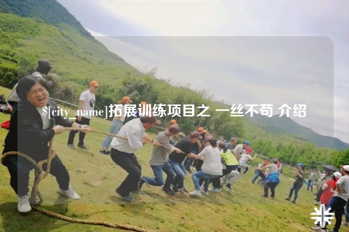 贵州拓展训练项目之 一丝不苟 介绍